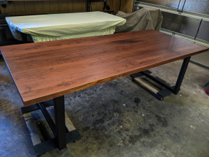 custom walnut dining table minneapolis custom dining table st. paul mn              